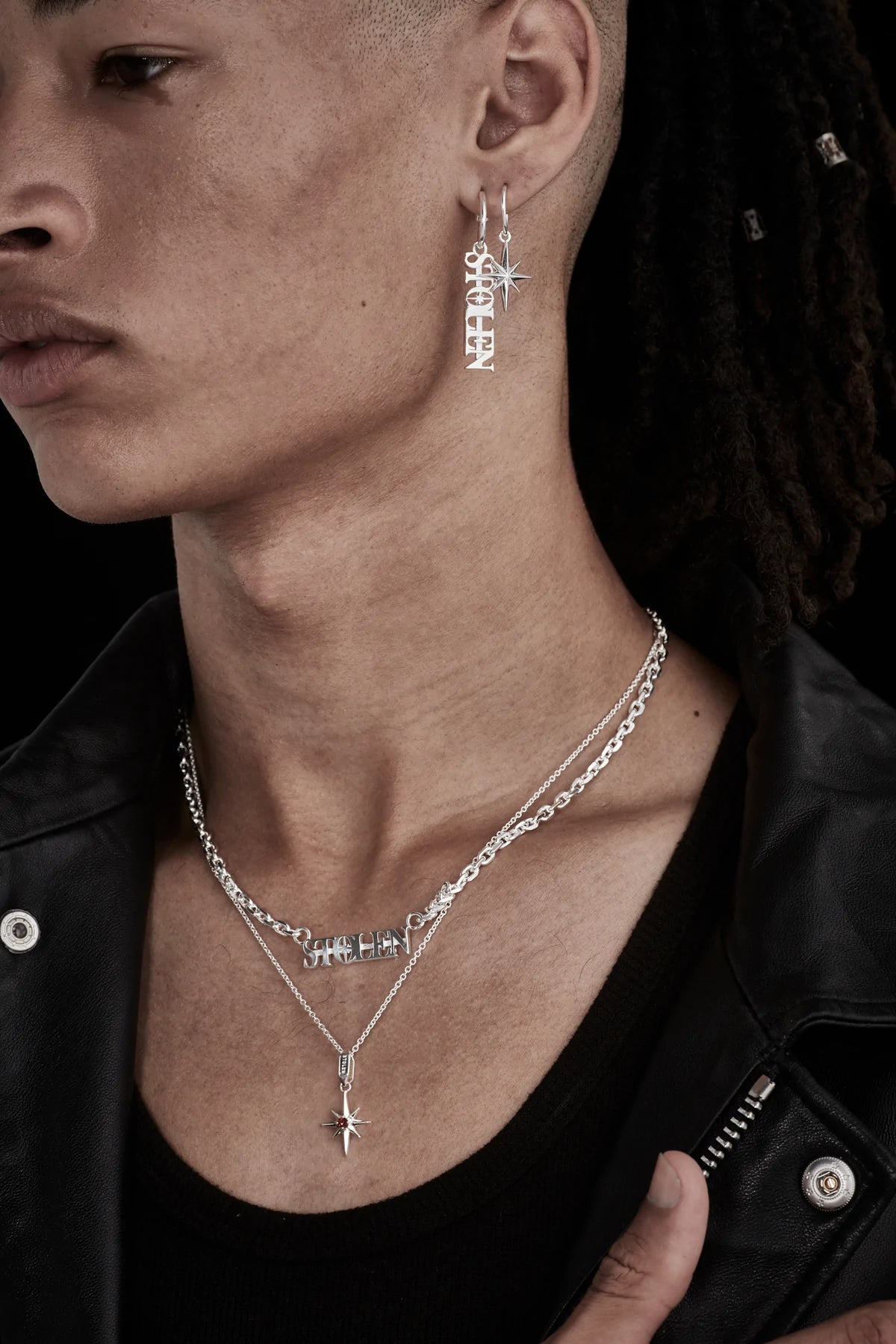 Stolen Girlfriends Club Serif Earrings