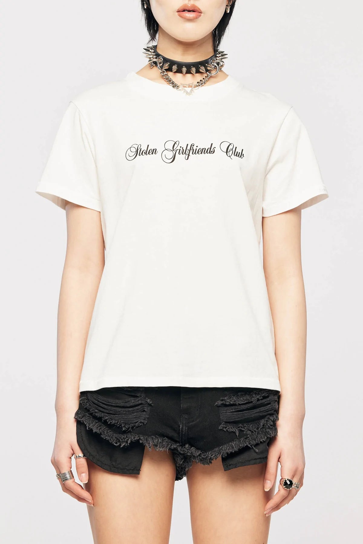 Stolen Girlfriends Club Script Logo Tee