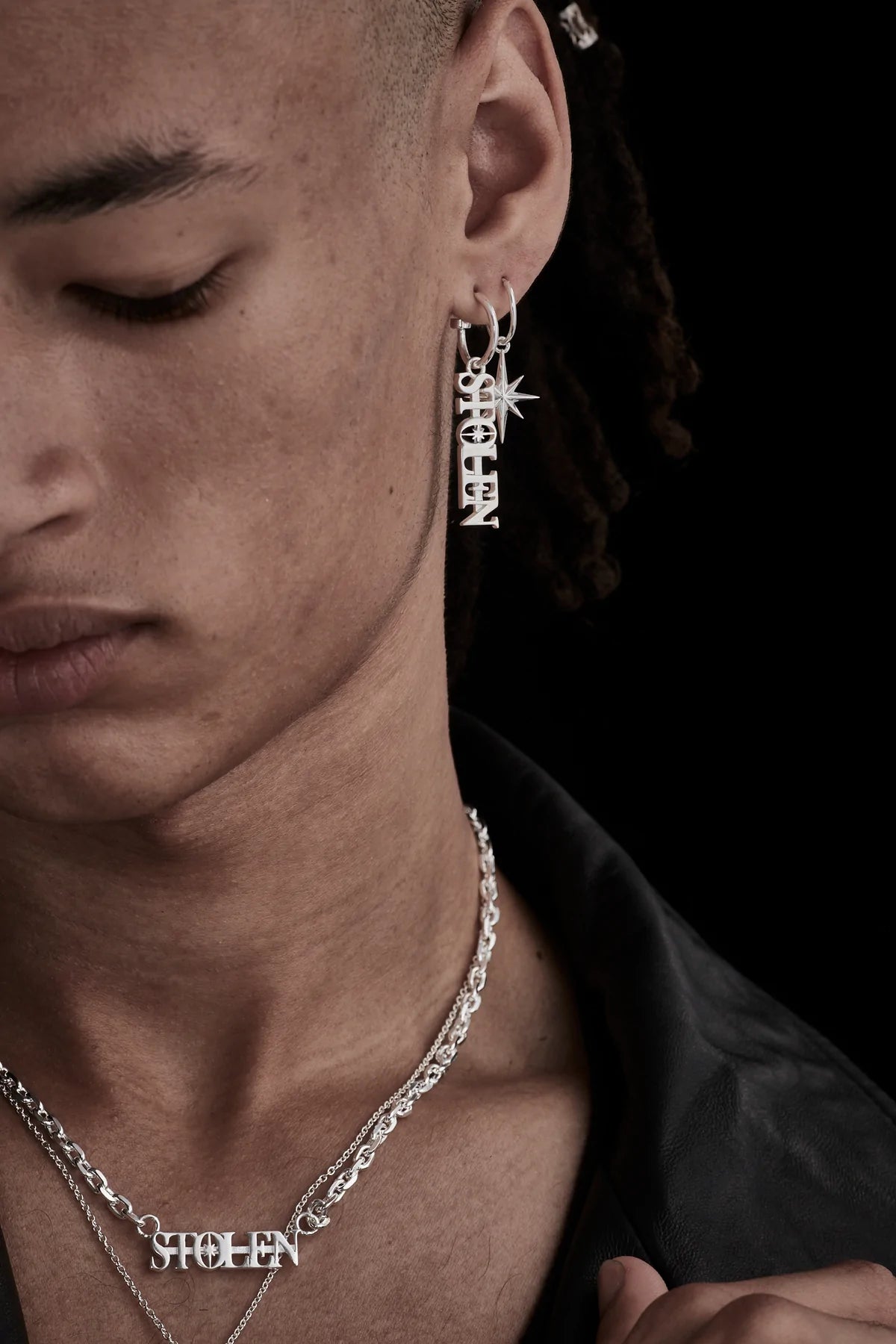 Stolen Girlfriends Club Serif Earrings