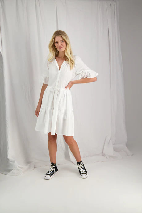 Tuesday Label Holiday Dress in White Shed Boutique Style Tuesday Label Holiday Dress in White Shed Boutique Style