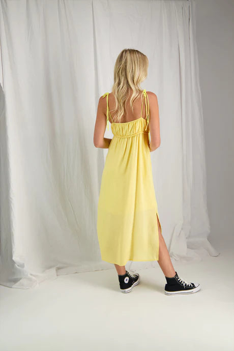 Tuesday Label Empire Dress in Buttercup