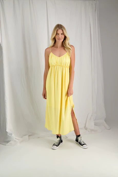 Tuesday Label Empire Dress in Buttercup