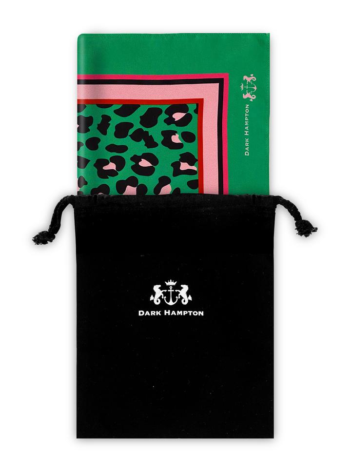 Dark Hampton Silk Scarf - THE DONNITHORNE THE BOODEE THE LITTLE SILK THE MOORE THE STEETSKAMP