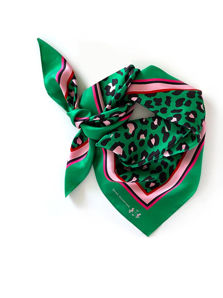 Dark Hampton Silk Scarf - THE DONNITHORNE THE BOODEE THE LITTLE SILK THE MOORE THE STEETSKAMP