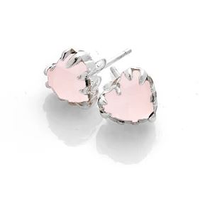 Stolen Girlfriends Club Love Claw Earrings Pink Quartz or Black Onyx