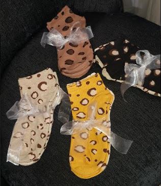 Sisters Matter Leopard Ankle Sock - Cotton 2 Pack