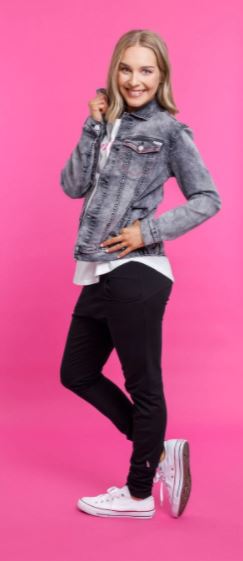 Home Lee Denim Jacket Grey Wash