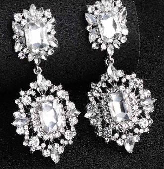 Sisters Matter Crystal Bling Earrings