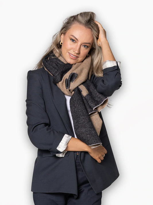 Dark Hampton The Ferguson Wool Blanket/Scarf