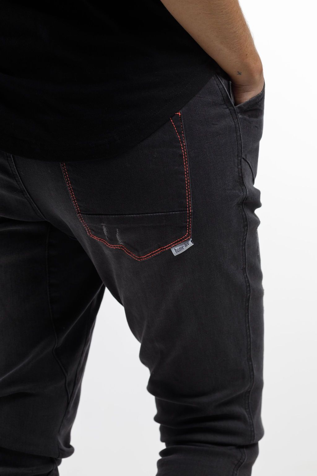 Home-Lee Weekender Jeans - Charcoal Black Wash