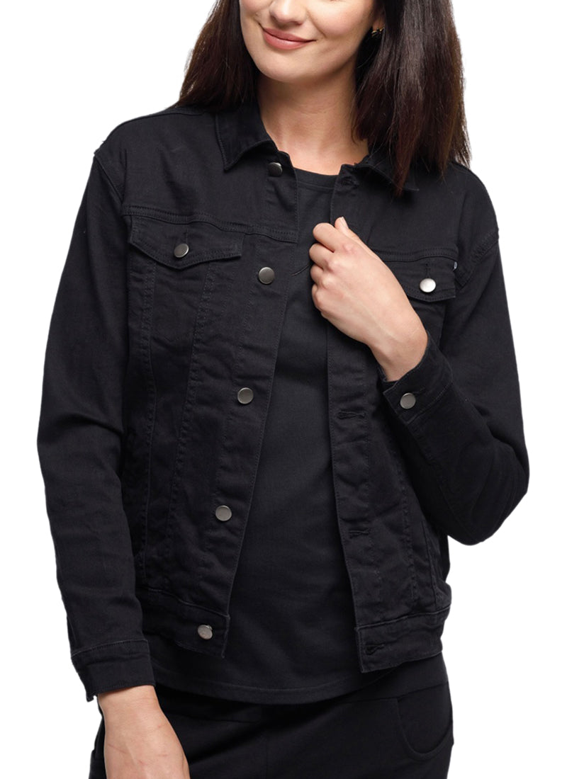 Home Lee Denim Jacket Jet Black
