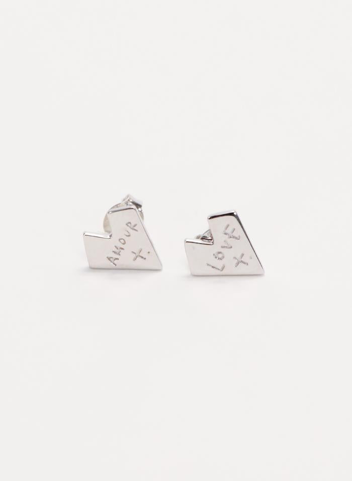 Federation Love is Amour Earrings - Silver