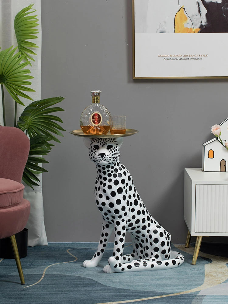 Sisters Matter Lucky leopard Side Table