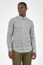 Ben Sherman Multi Colour Floral Shirt in Midnight or Ivory
