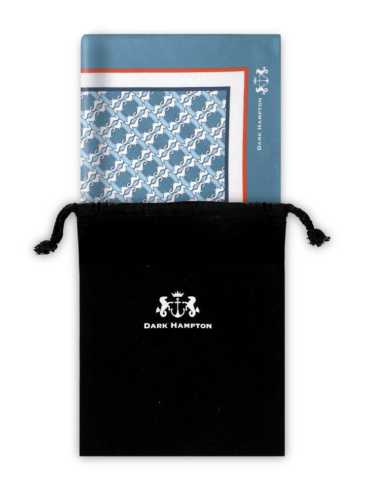 Dark Hampton Silk Scarf - THE DONNITHORNE THE BOODEE THE LITTLE SILK THE MOORE THE STEETSKAMP