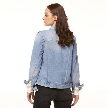 Riders Longline Jacket Blue Cove