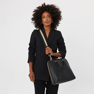 Saben Feature Strap Gold and Black Metalic