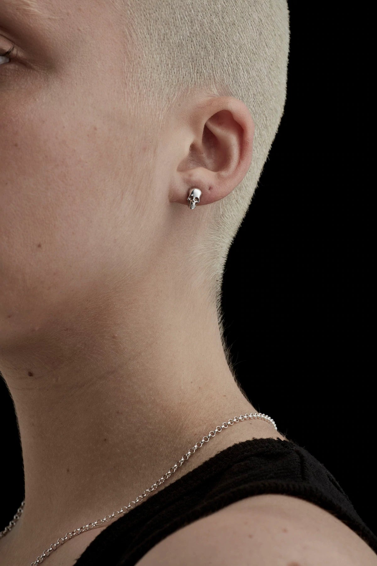 Stolen Girlfriends Club Baby Skull Earrings
