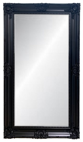 Rembrandt Black Ornate Bevelled Mirror