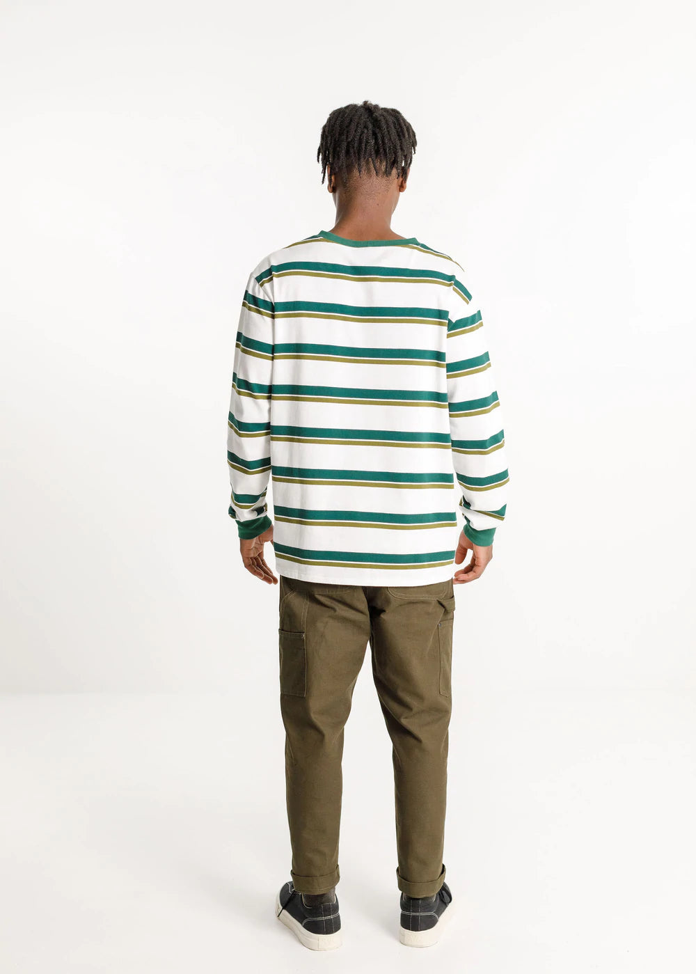 Thing Thing Long Sleeve Tee Forest Stripe