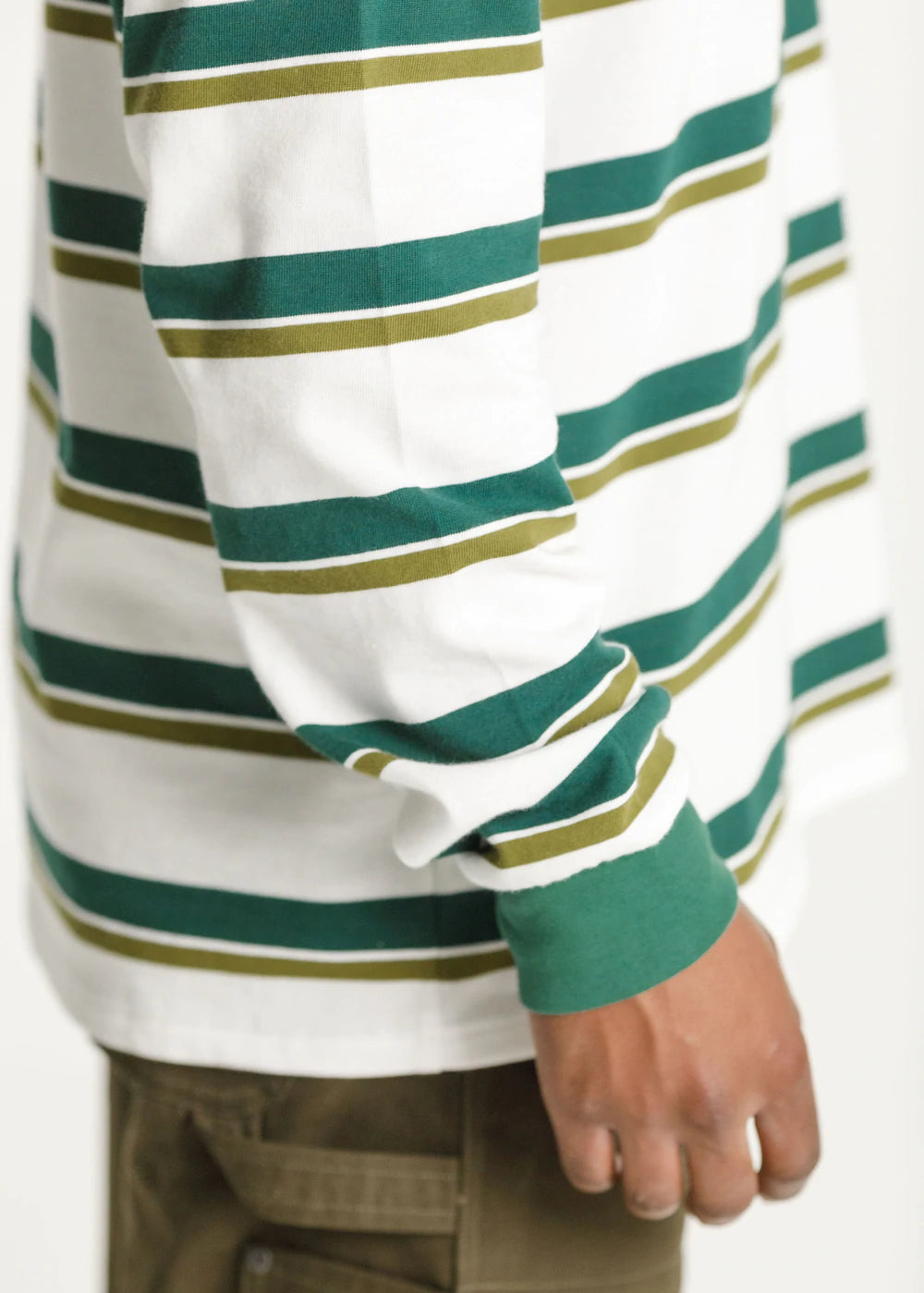 Thing Thing Long Sleeve Tee Forest Stripe