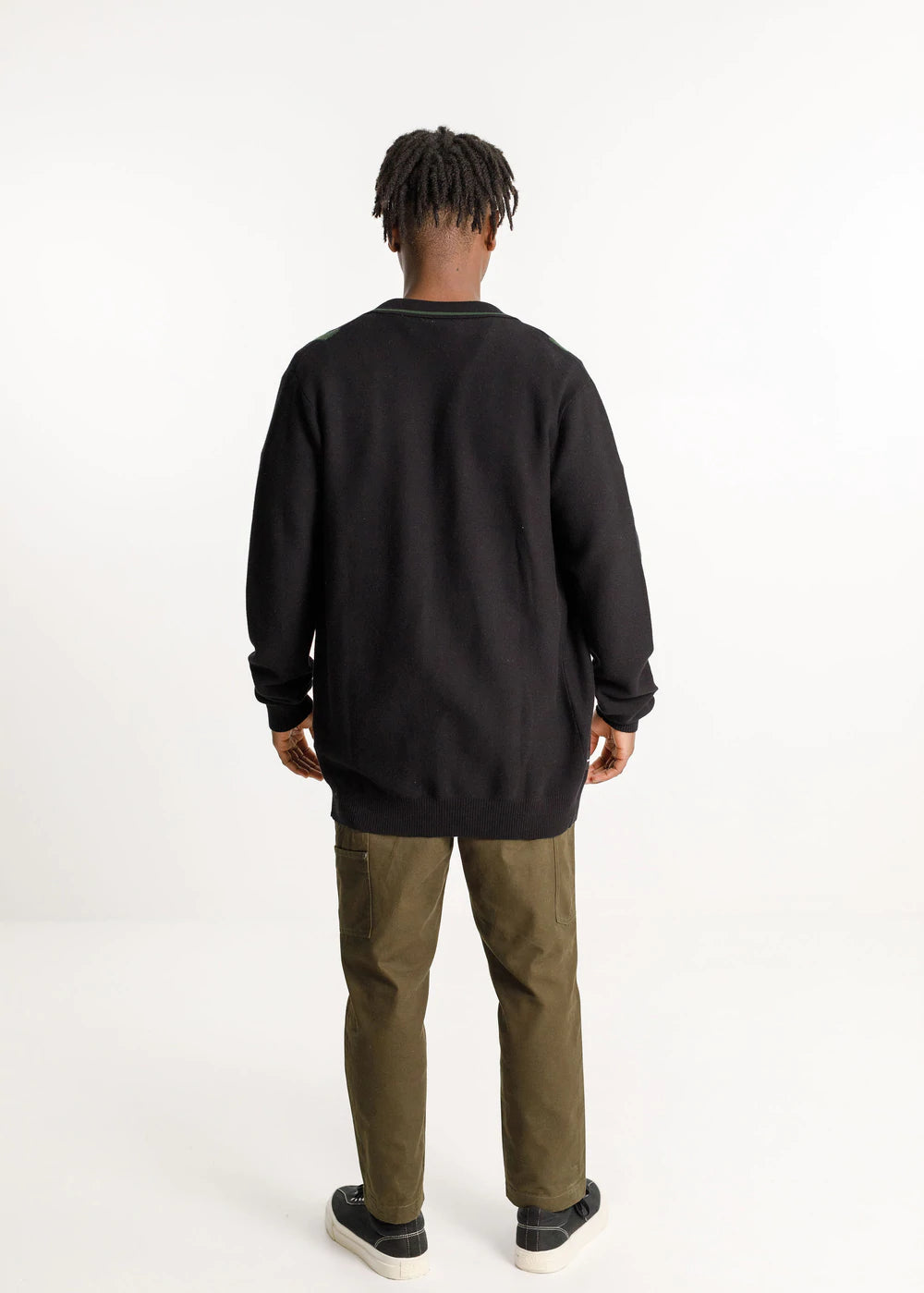 Thing Thing Long Sleeve Stray Knit Shirt