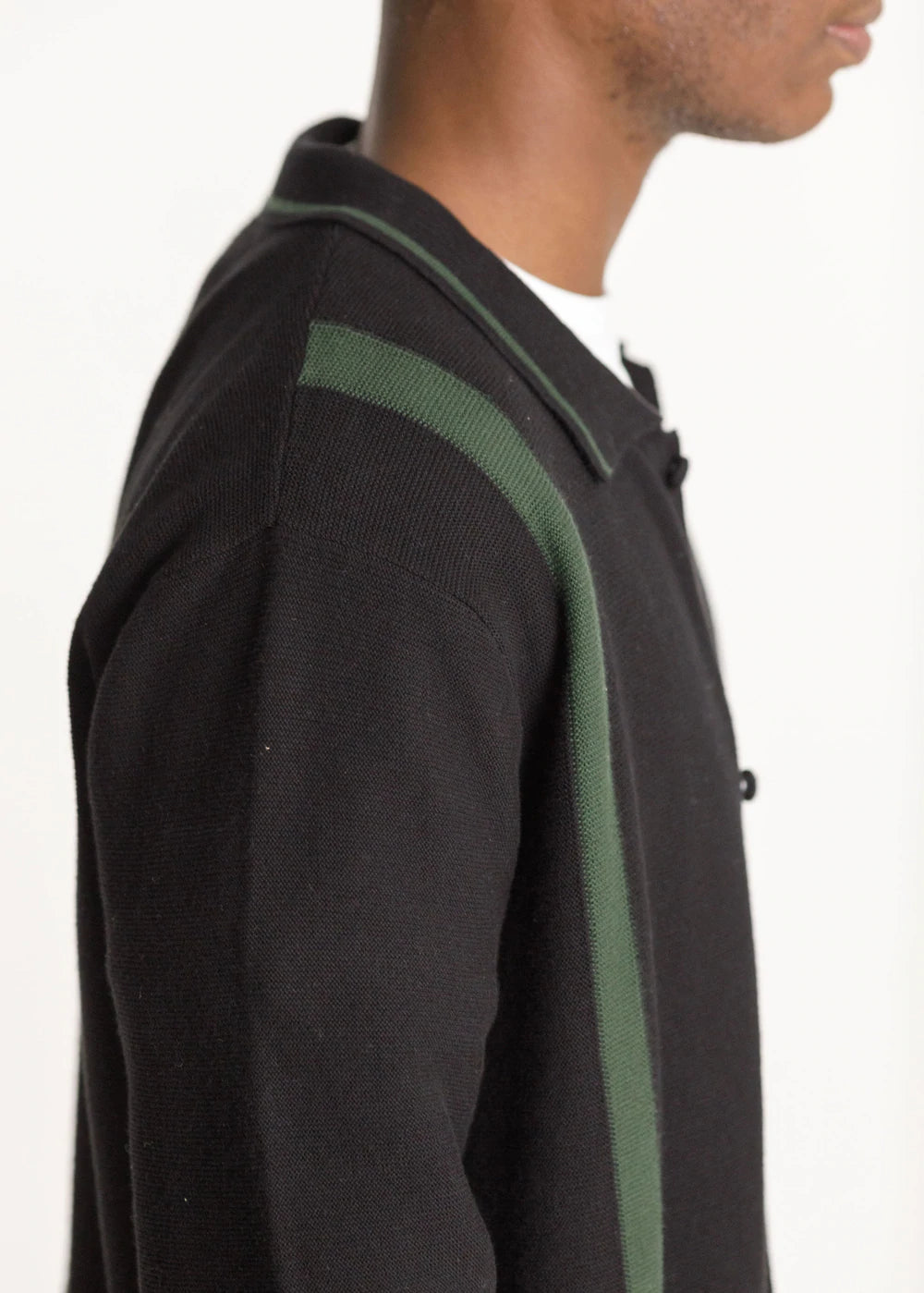 Thing Thing Long Sleeve Stray Knit Shirt