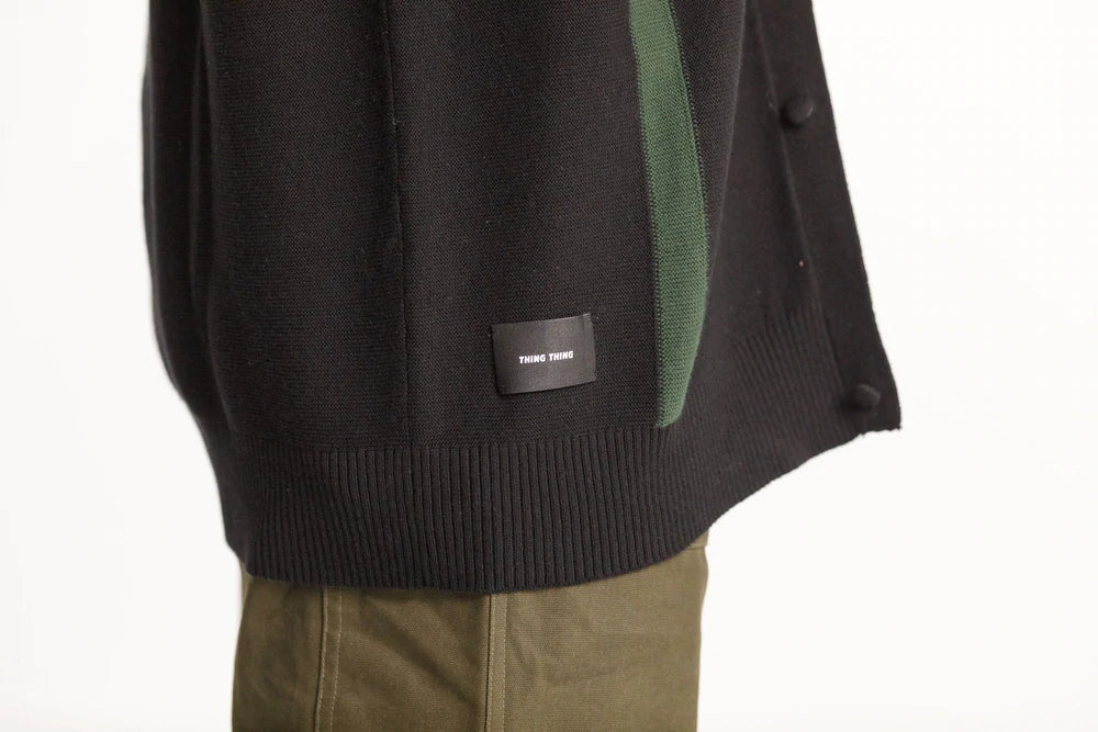 Thing Thing Long Sleeve Stray Knit Shirt