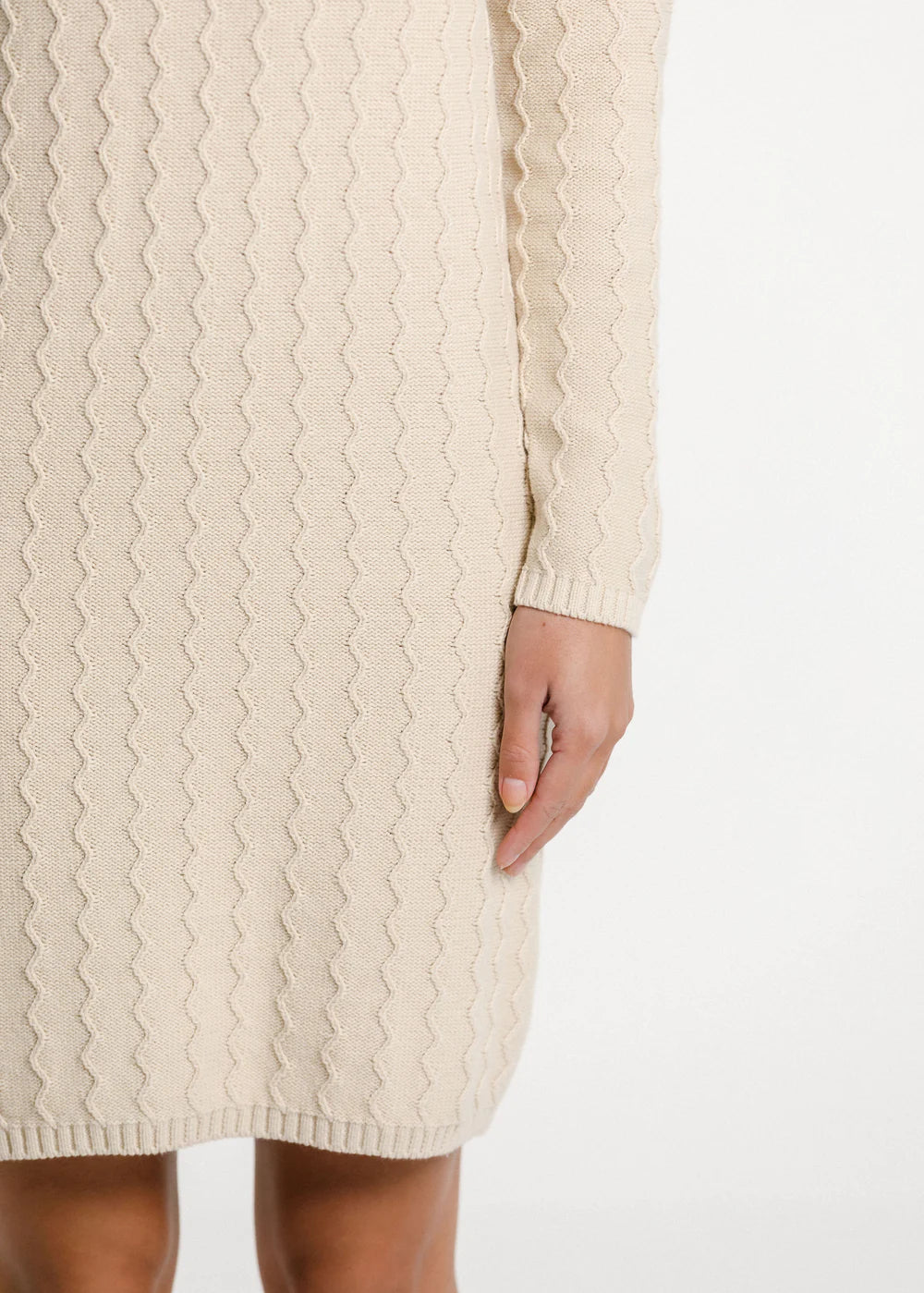 Thing Thing Zig Zag Turtle Neck Dress