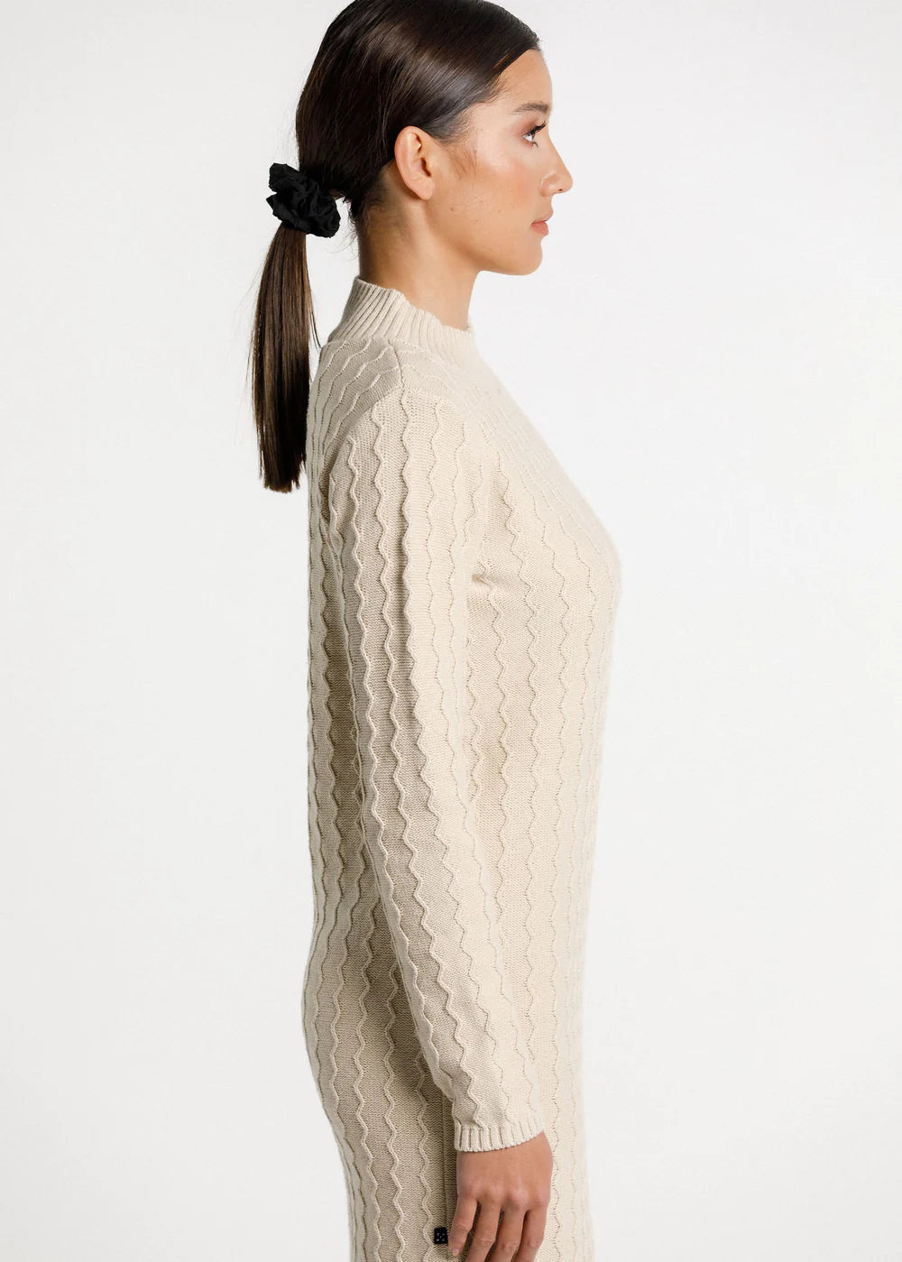 Thing Thing Zig Zag Turtle Neck Dress