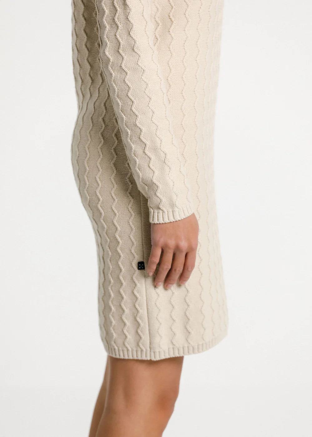 Thing Thing Zig Zag Turtle Neck Dress