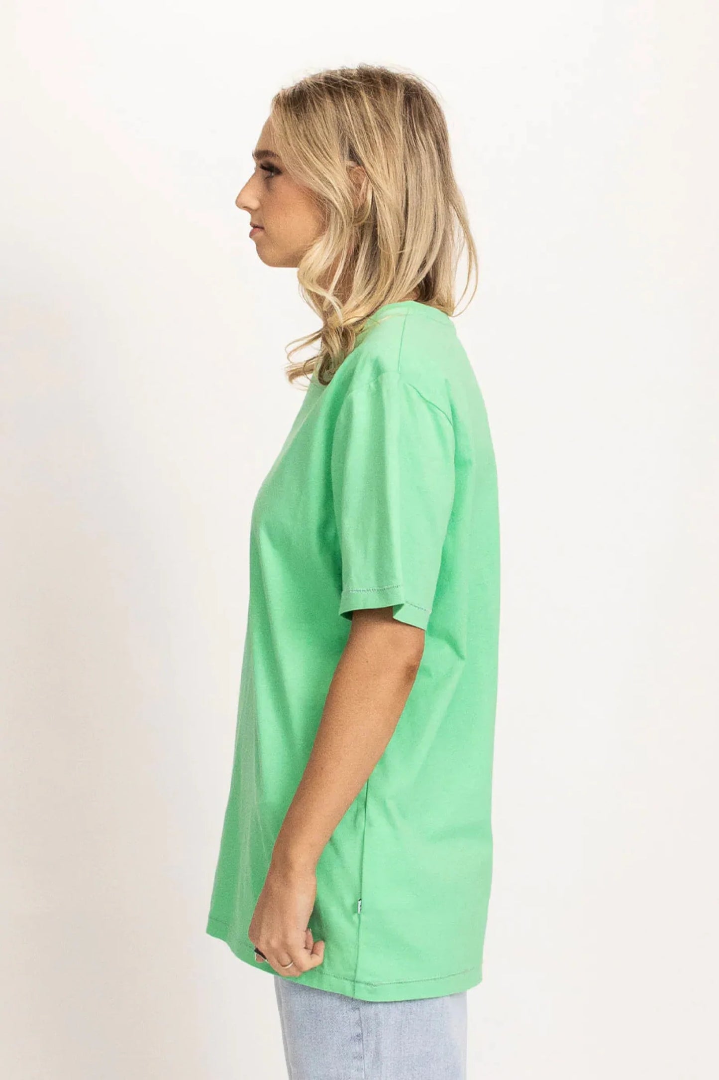 Federation Staple Tee Typo in Spearmint