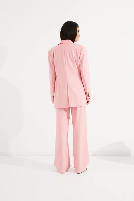 Tuesday Label King Blazer in Pink Suiting