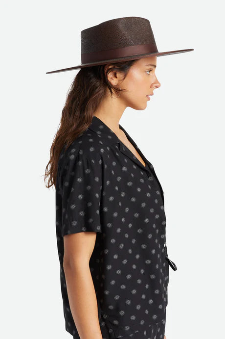 Brixton Jo Rancher - Brown Straw