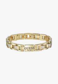 Guess Jewellery Frontier Plate and Crystal Bracelet