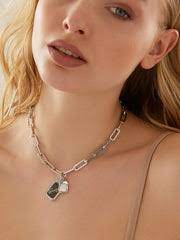 Guess Jewellery Tag & Crystal Necklace