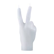 Little Global Victory Candle Hand Black