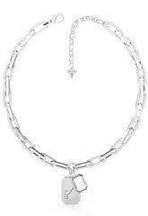 Guess Jewellery Tag & Crystal Necklace