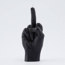 Little Global F You Candle