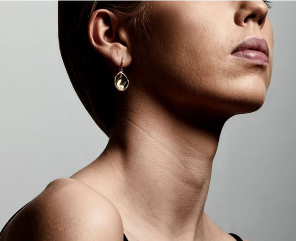 Pilgrim Jewellery Warmth Earrings - White - Gold Plated