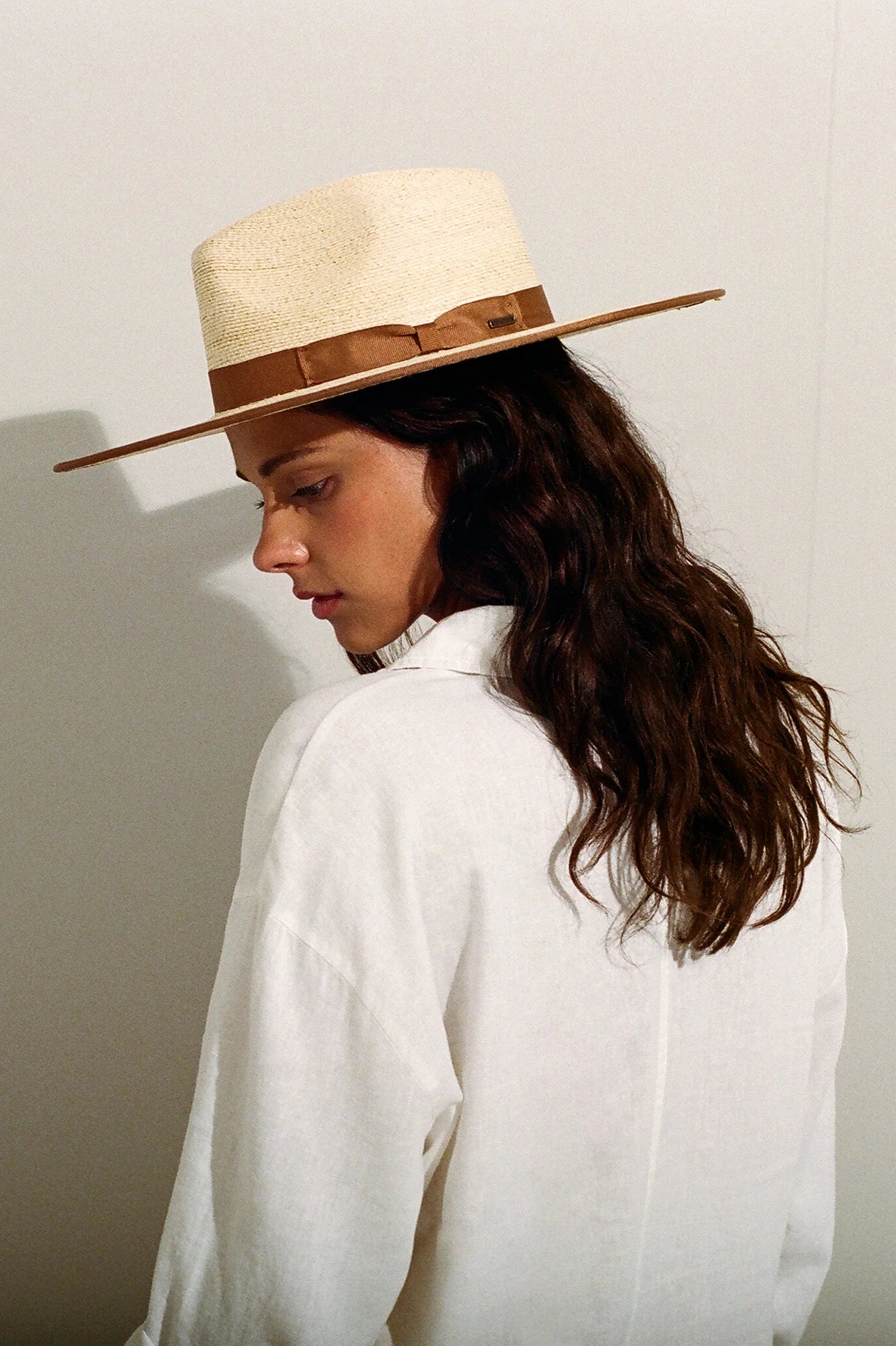 Brixton Joanna Straw Rancher - Natural