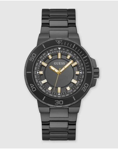 Guess Watch Track Black with Black Bracelet