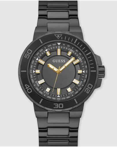 Guess Watch Track Black with Black Bracelet
