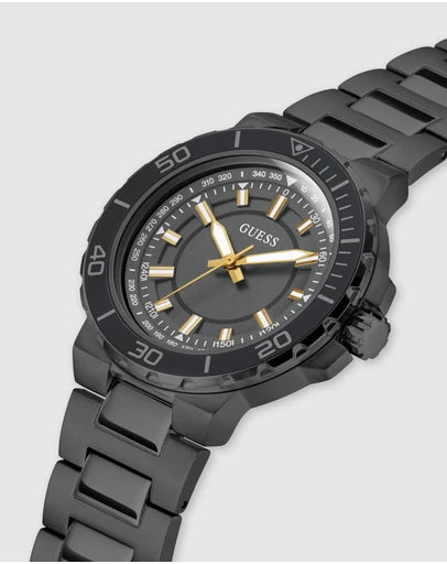 Guess Watch Track Black with Black Bracelet