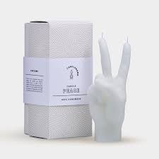 Little Global Victory Candle Hand Black