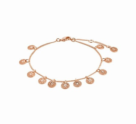 Pilgrim Jewellery Carol Bracelet - Rosegold Plated