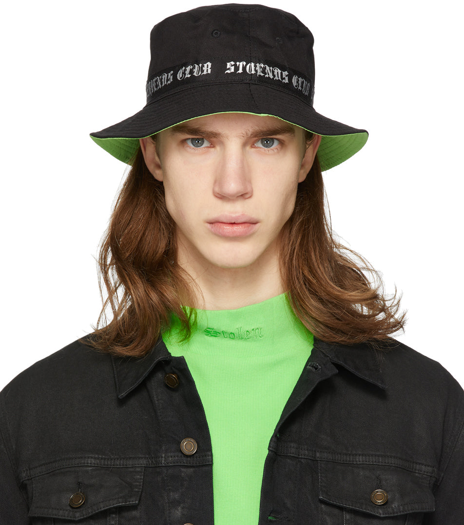 Stolen Girfriends Club Bucket Hat Black/Limewire
