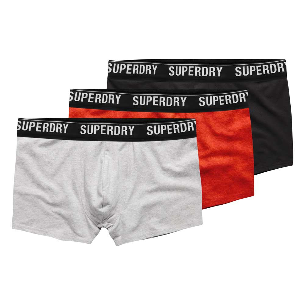 Superdry 3ER PACK- TRIPLE PACK LOGOBUND - Boxershorts - optic/wit Superdry 3ER PACK- TRIPLE PACK LOGOBUND - Boxershorts - optic/wit