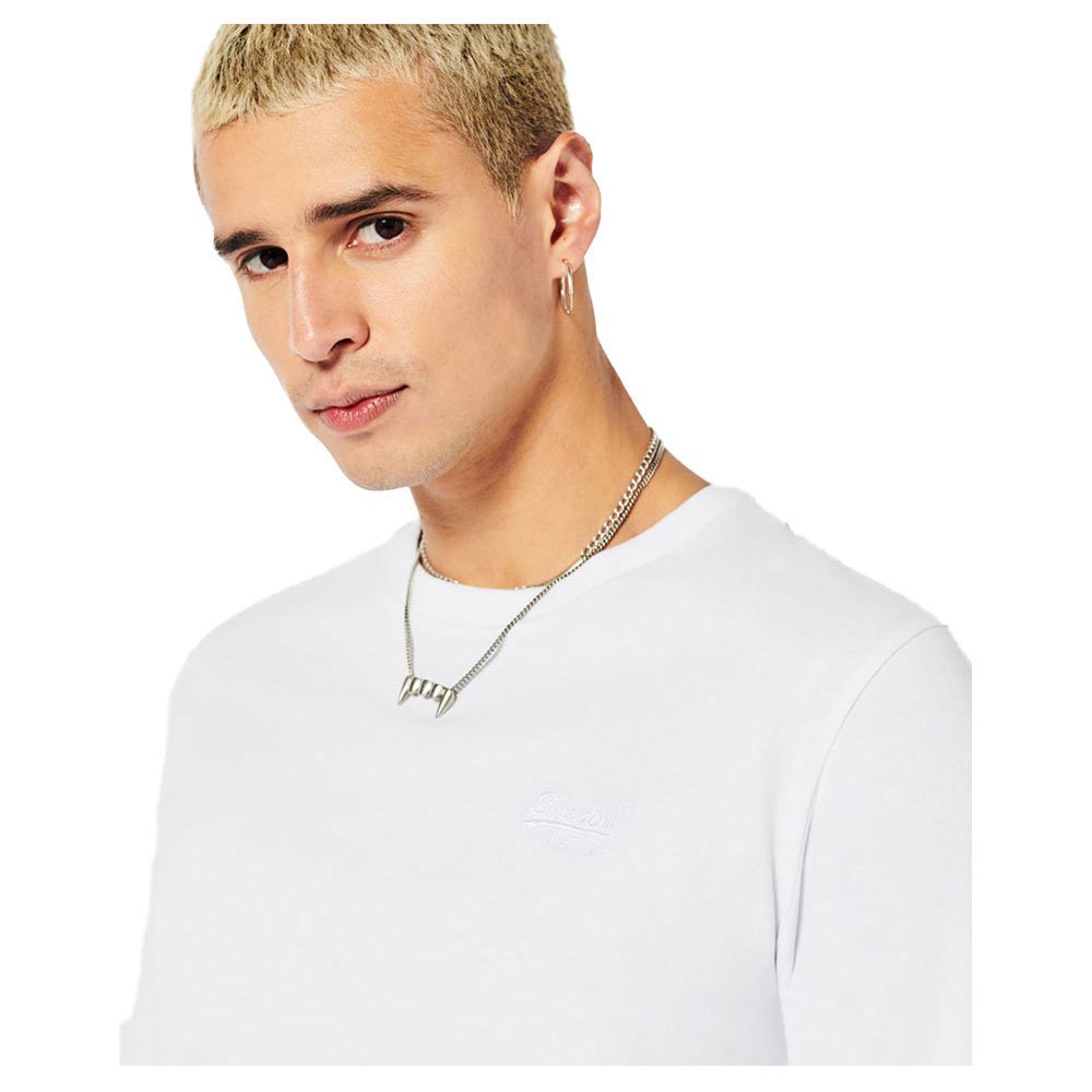 Superdry Vintage Logo Emblem Long Sleeve Top in White or Black