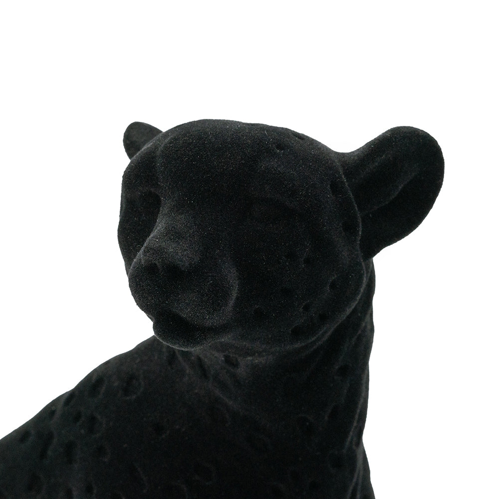 Rembrandt Flocked Sitting Leopard in 2 sizes